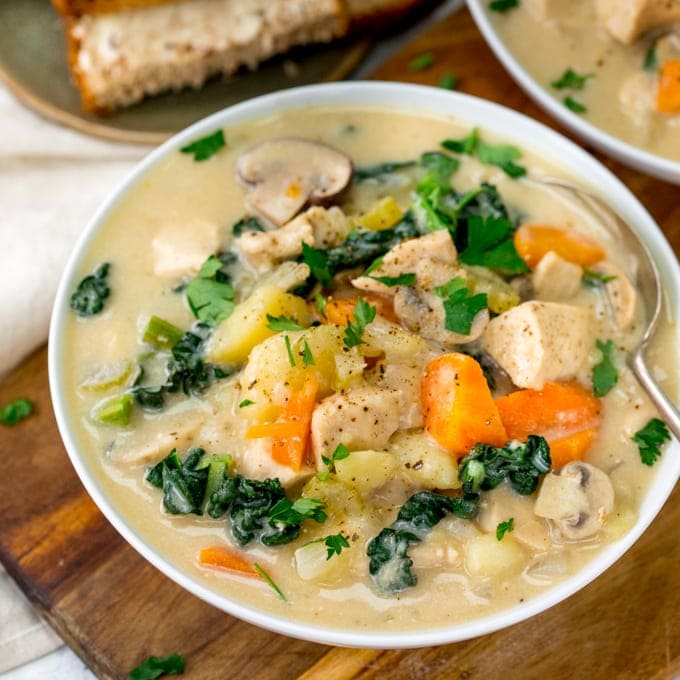 Easy Creamy Vegetable Soup