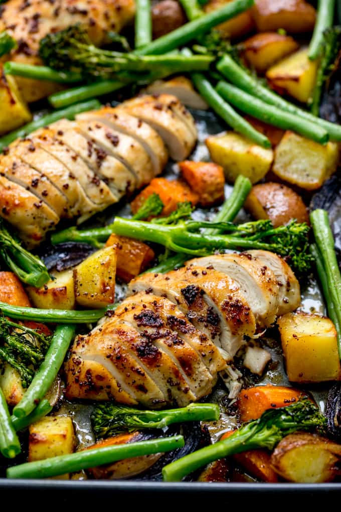 Sheet Pan Honey Mustard Chicken with Vegetables - 25