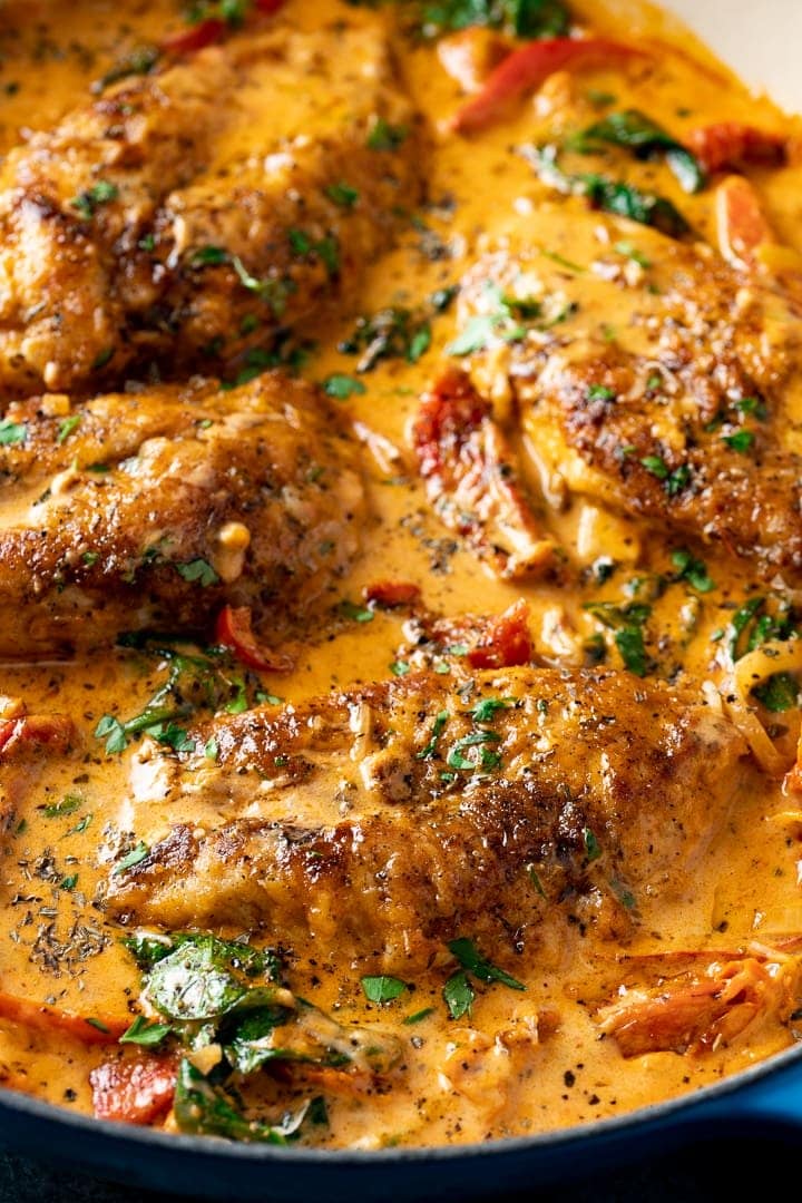 Creamy Tuscan Chicken - Nicky's Kitchen Sanctuary