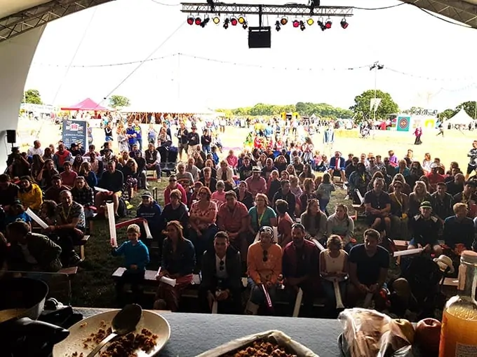 The audience at the Big Kitchen for the live cook-off