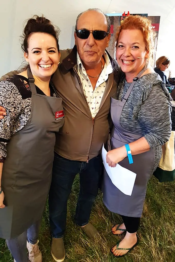 Nicky and Jane meeting Gennaro Contaldo