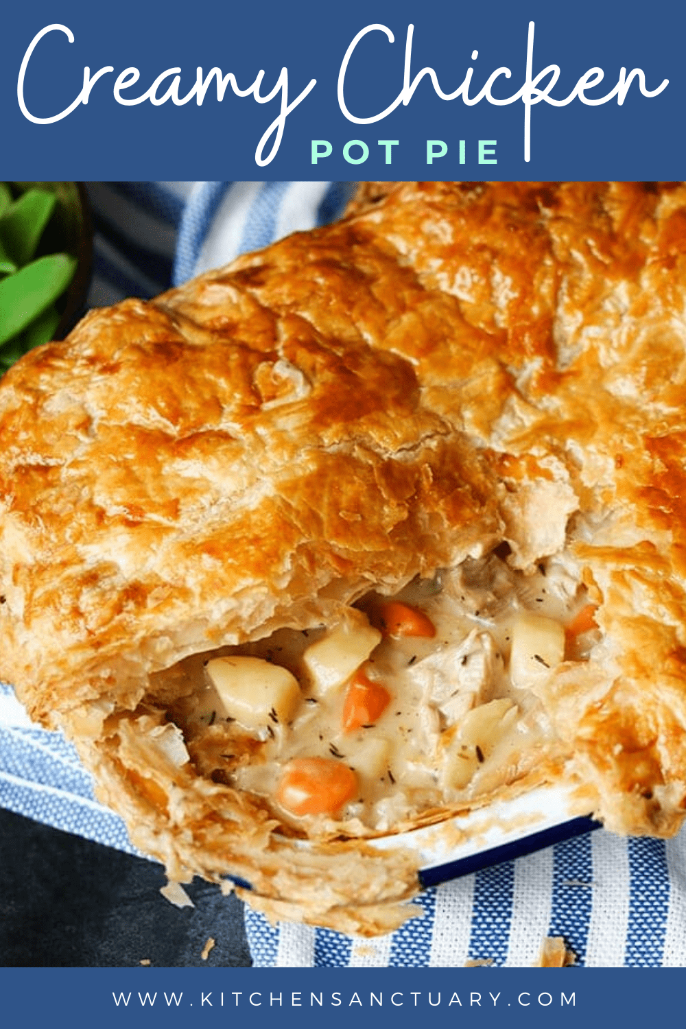 Creamy Chicken Pot Pie Nicky's Kitchen Sanctuary