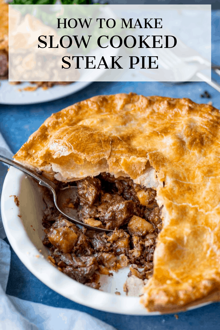 Rich and Tasty Slow-Cooked Steak Pie - Nicky's Kitchen Sanctuary