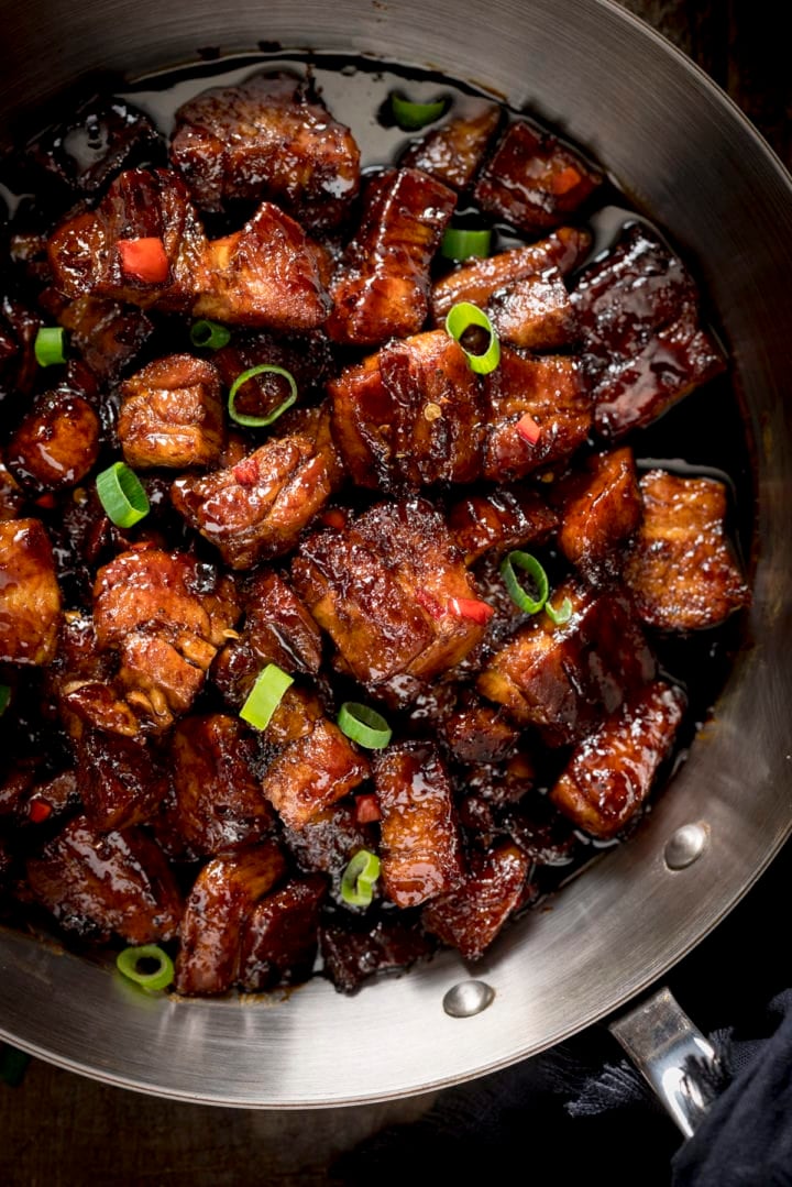 Sticky Chinese language Pork Stomach - Nicky's Kitchen Sanctuary - in2