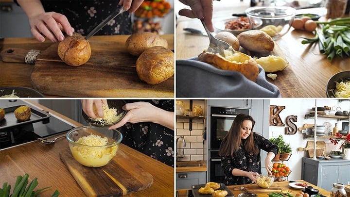 Bacon and Egg Stuffed Potatoes - 45