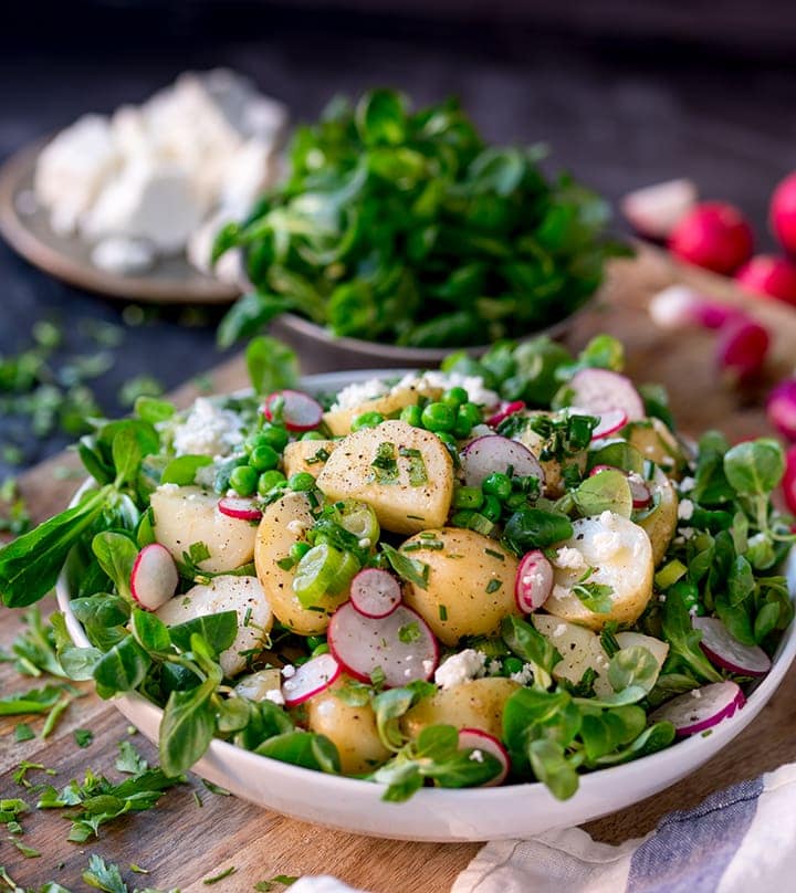 Falafel Salad Bowl with Creamy Feta Dip - 33