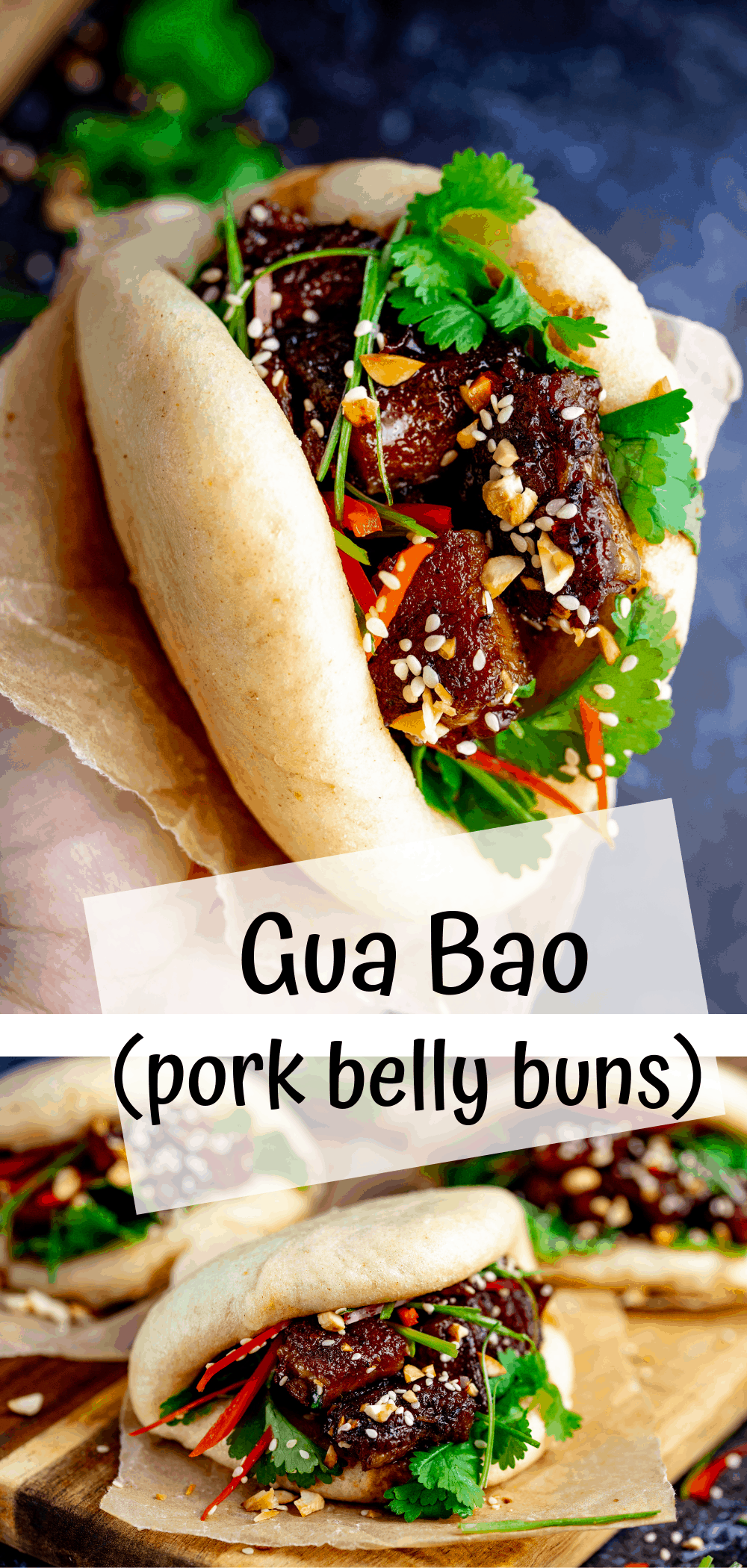 Gua Bao (Pork Belly Bao Buns) - Nicky's Kitchen Sanctuary