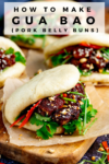 Gua Bao pork belly bun with another one in the background