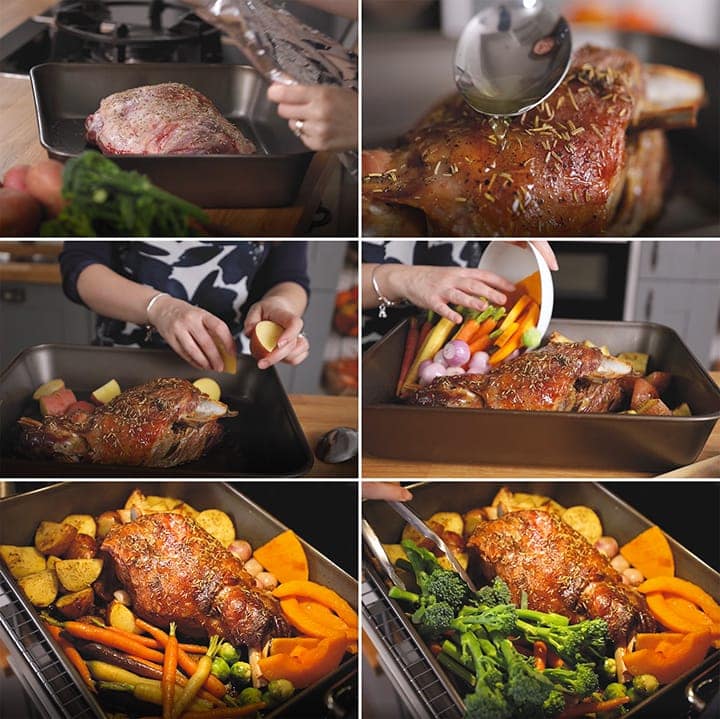 Slow Roast Shoulder of Welsh Lamb with Vegetables and Cider Gravy  One Pot   - 18