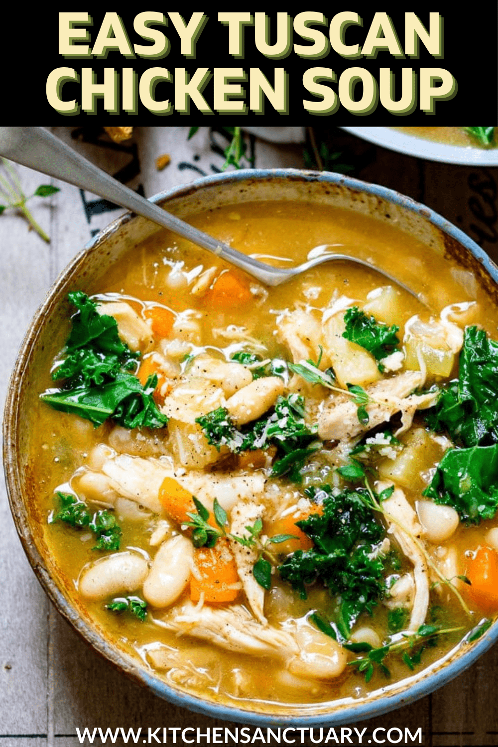Tuscan Style Chicken Soup Nicky's Kitchen Sanctuary
