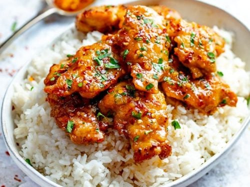 Honey Garlic Chicken Skewers - Nicky's Kitchen Sanctuary