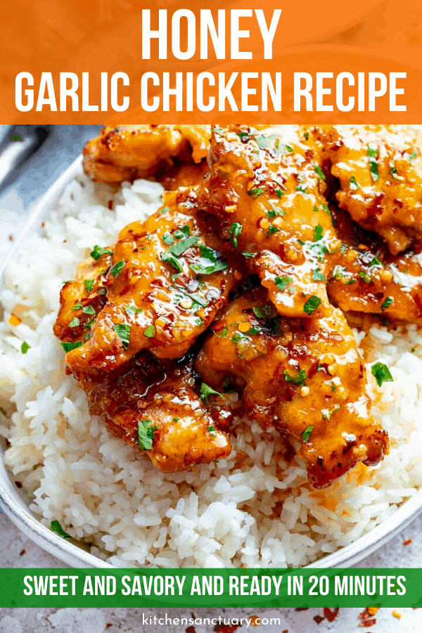 Honey Garlic Chicken - Nicky's Kitchen Sanctuary