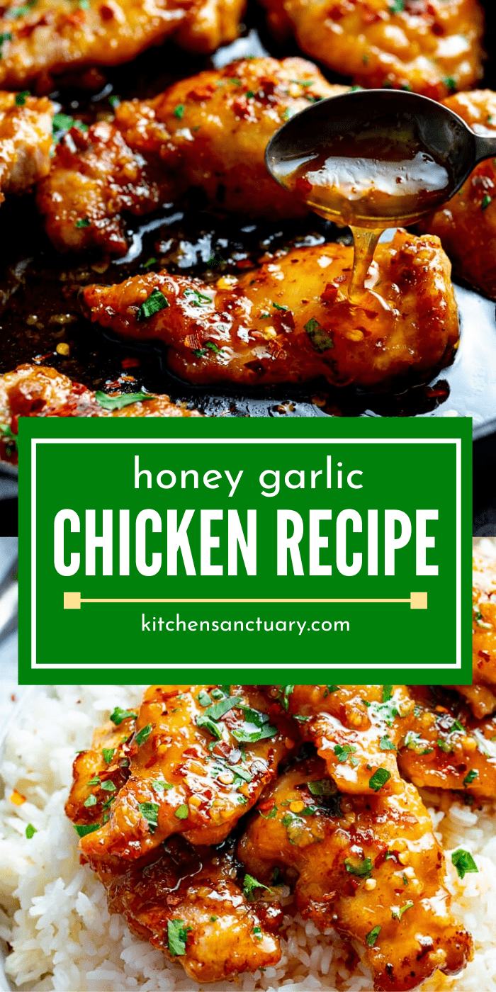 Honey Garlic Chicken Nicky's Kitchen Sanctuary