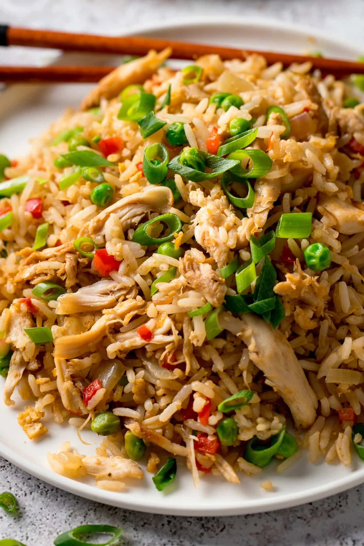 Close up image of Chicken Fried Rice
