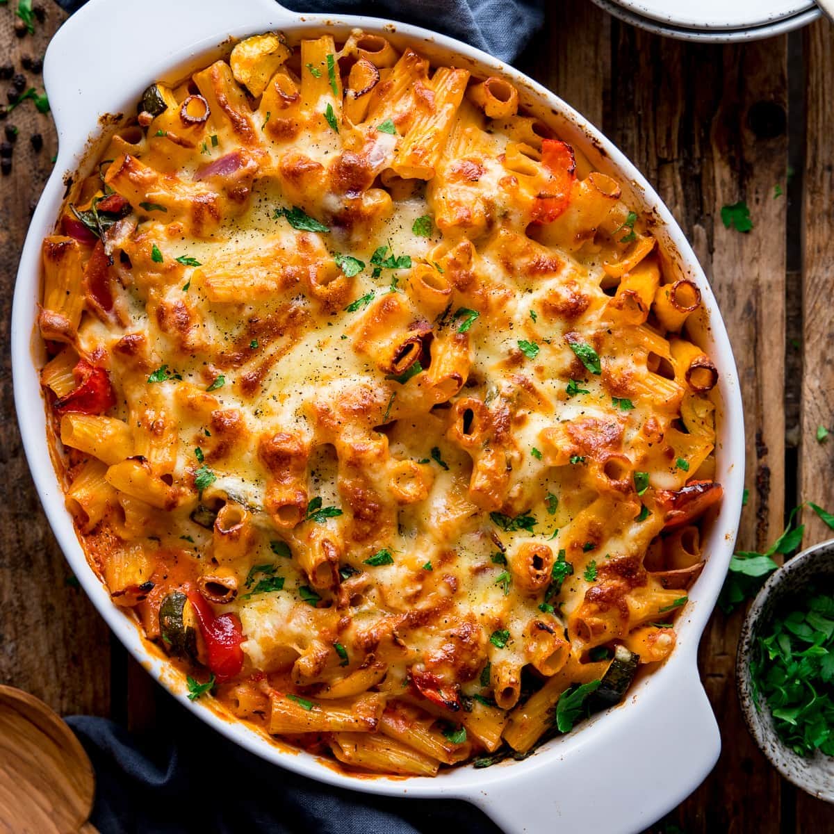 Vegetable Pasta Bake - Nicky's Kitchen Sanctuary