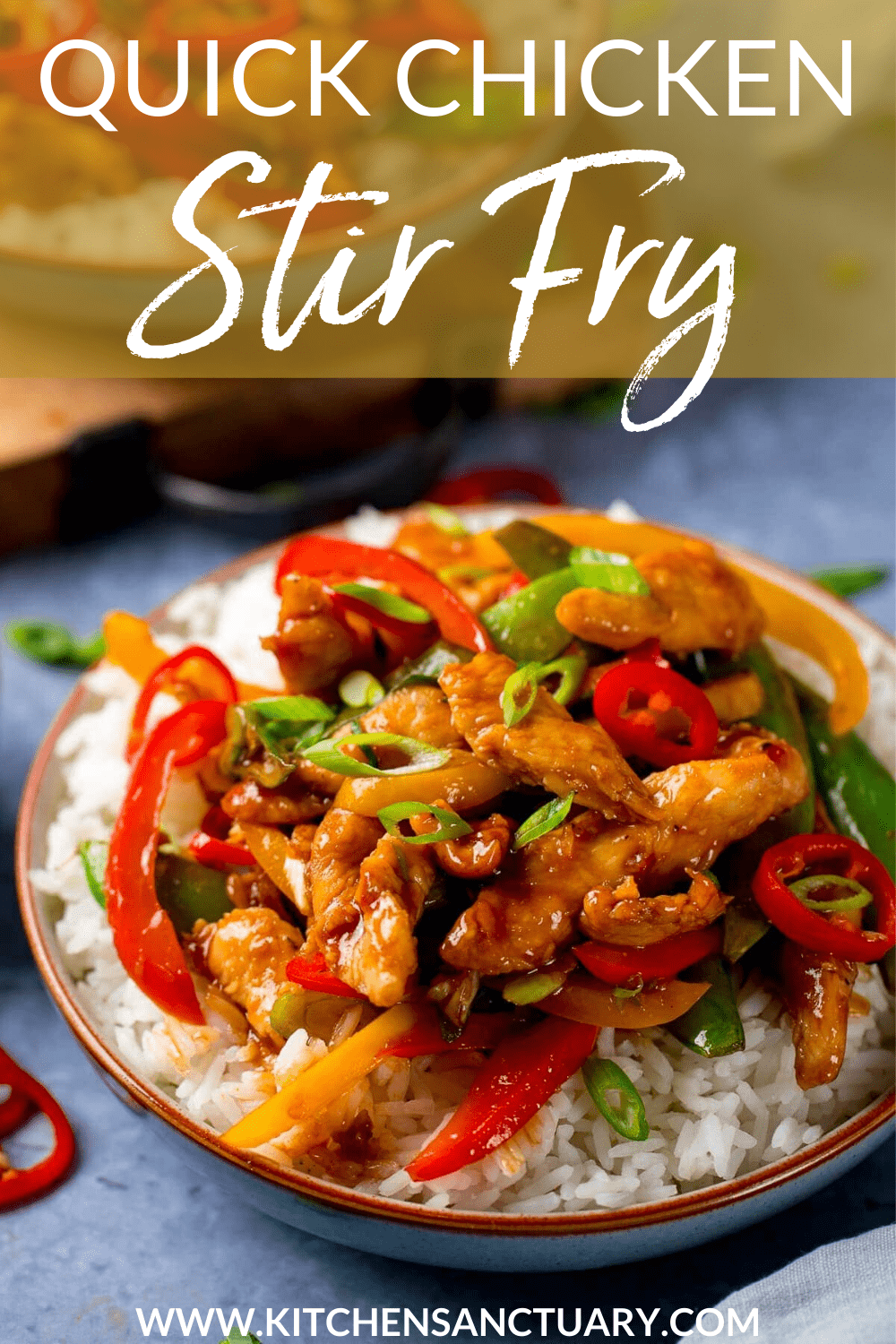 Quick Chicken Stir Fry - Nicky's Kitchen Sanctuary