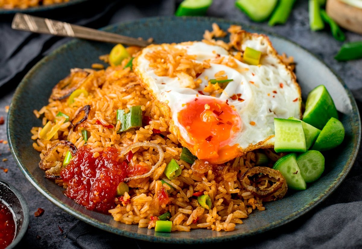 Nasi Goreng - Indonesian Fried Rice - Nicky's Kitchen Sanctuary