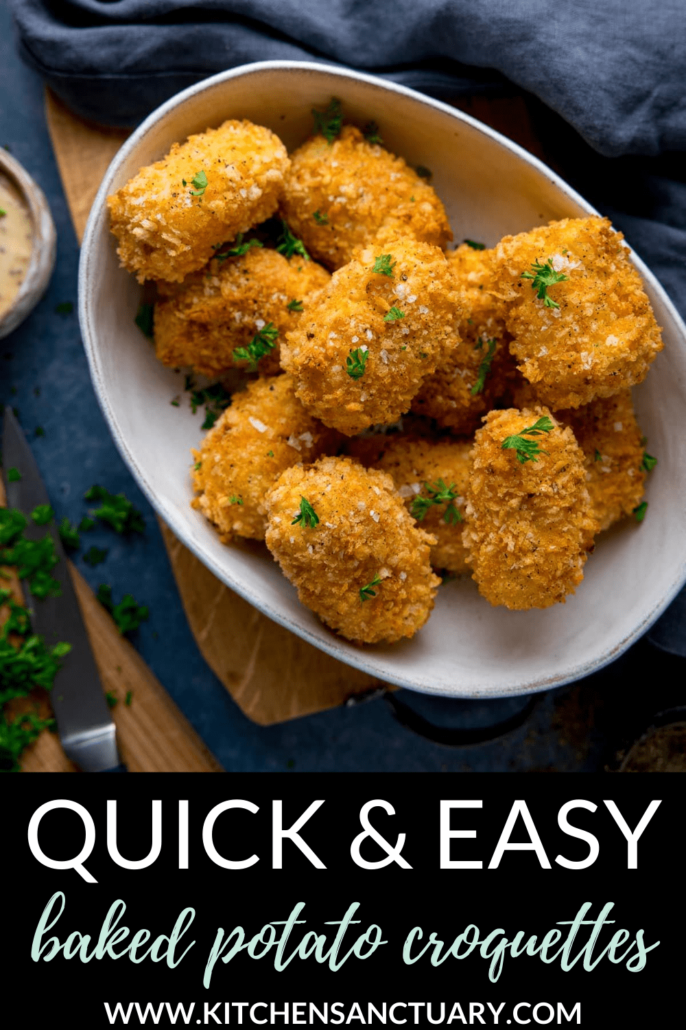 Baked Potato Croquettes with Cheese Nicky's Kitchen Sanctuary