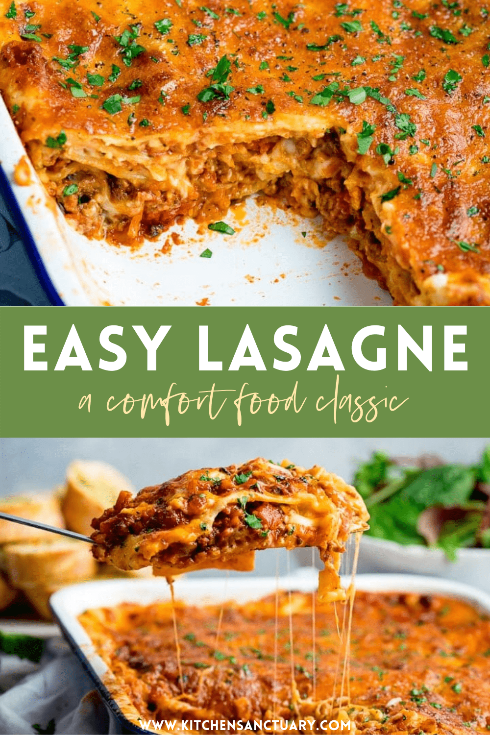 Easy Lasagne Recipe Nicky's Kitchen Sanctuary
