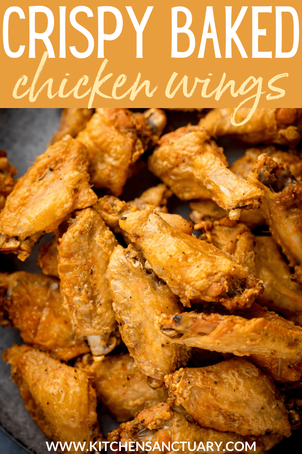 Crispy Baked Chicken Wings - Nicky's Kitchen Sanctuary