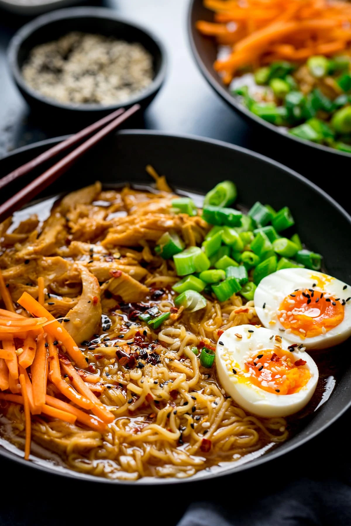 Easy Chicken Ramen - ready in 20 mins - Nicky's Kitchen Sanctuary