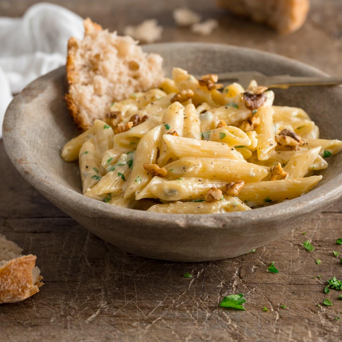 Penne Gorgonzola with Chicken Recipe: How to Make It