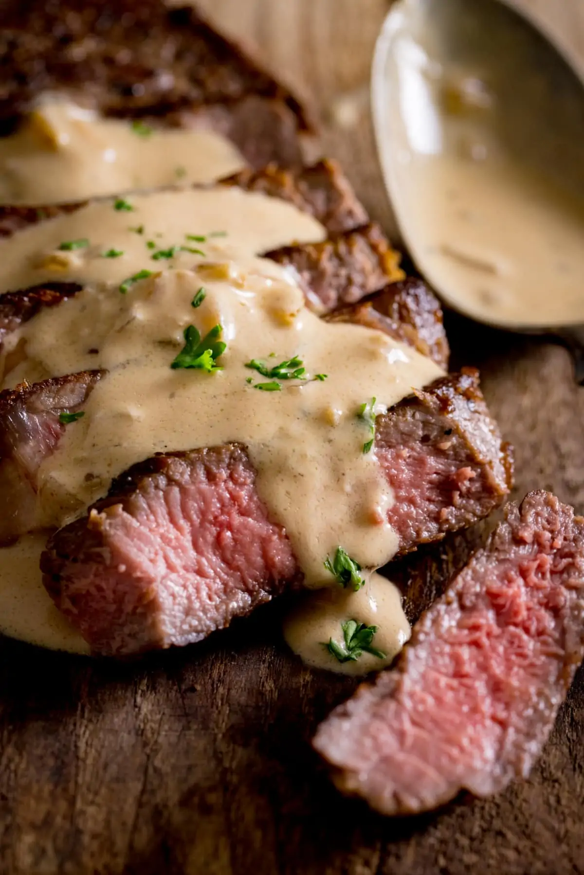 Pork Chop au Poivre with Red Wine–Shallot Sauce Recipe - Mary