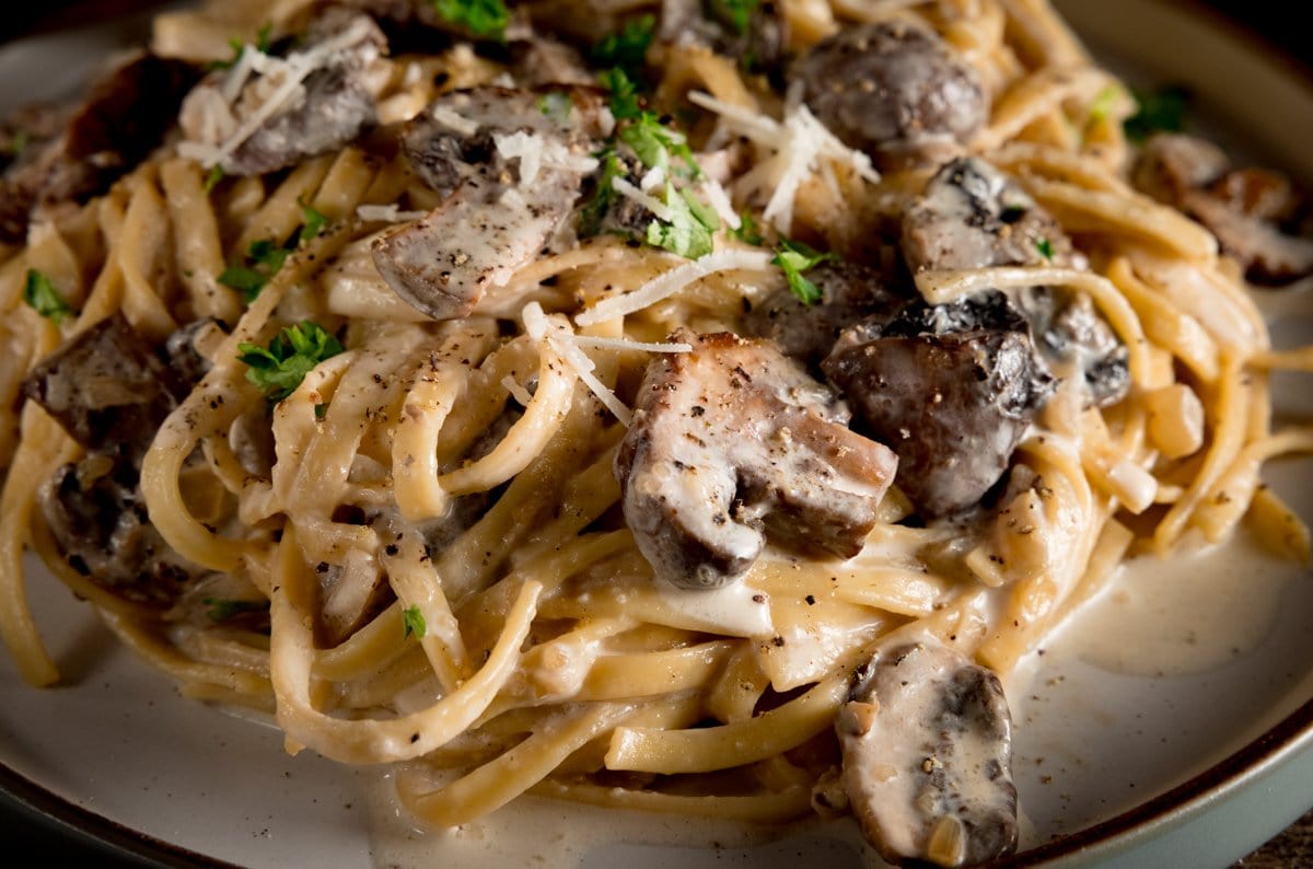 Creamy Mushroom Pasta - Nicky's Kitchen Sanctuary