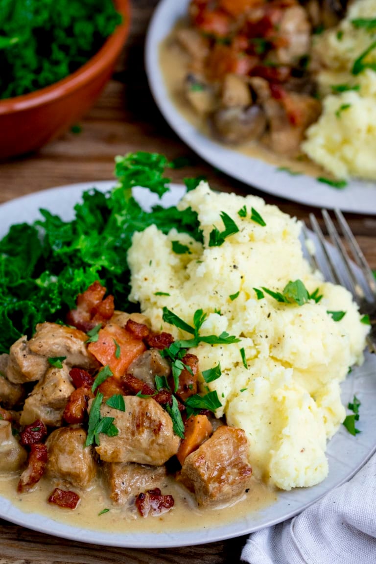 Creamy Slow Cooked Pork Casserole Nicky's Kitchen Sanctuary