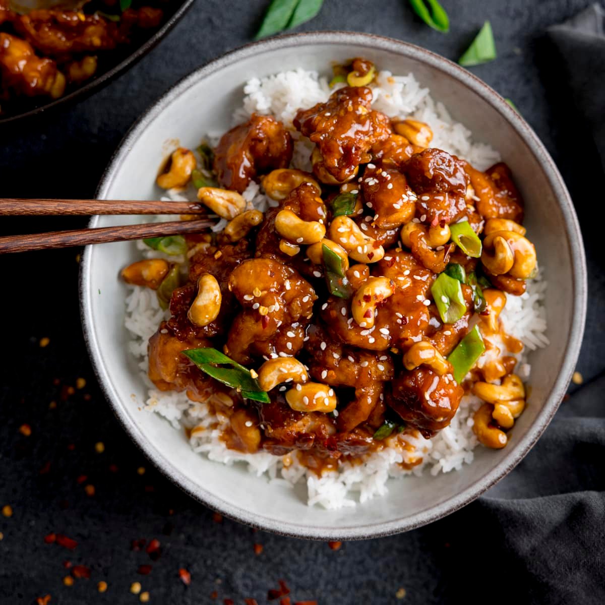 Sticky Cashew Chicken - Nicky&amp;#39;s Kitchen Sanctuary