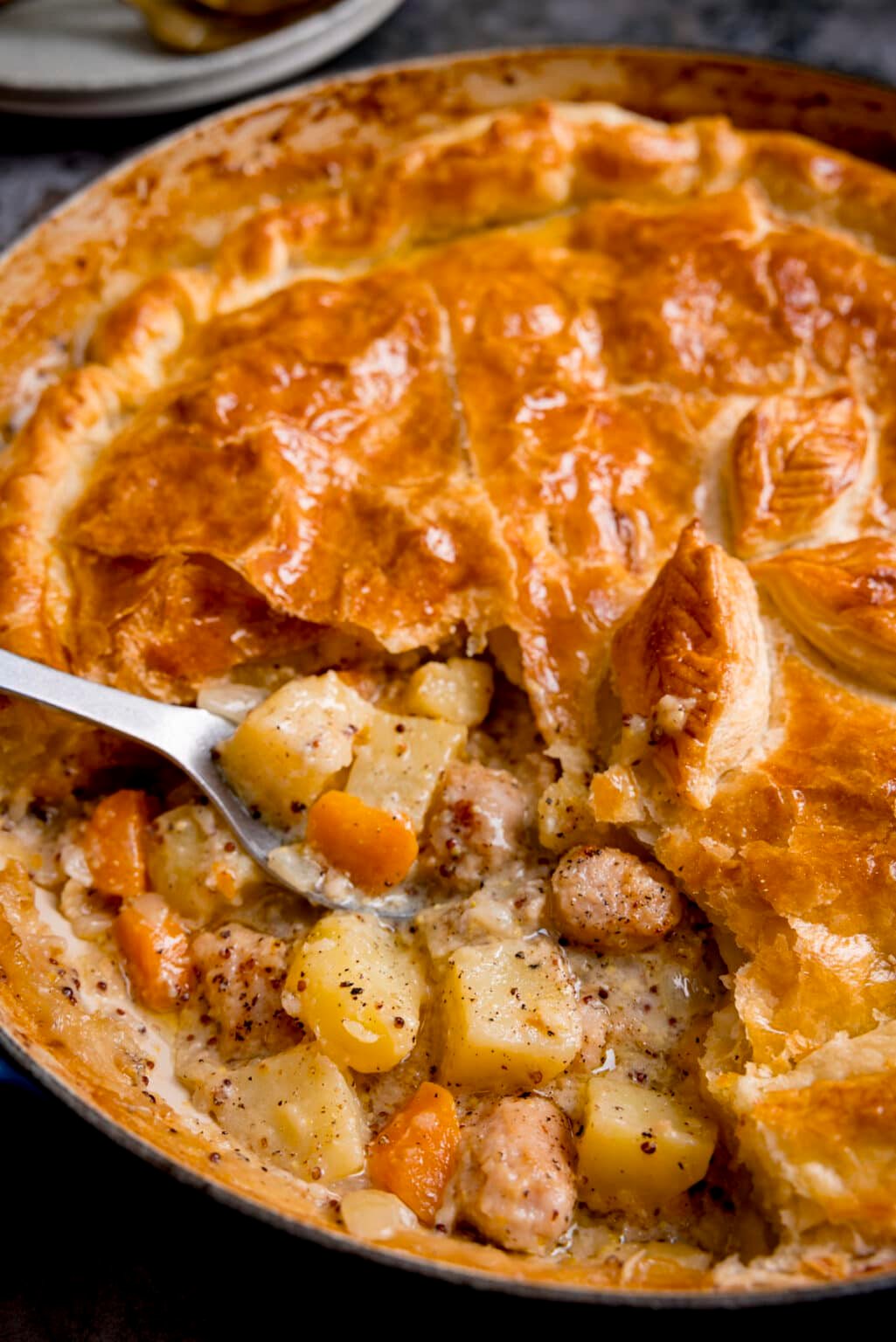 Sausage and Mustard Pie Nicky