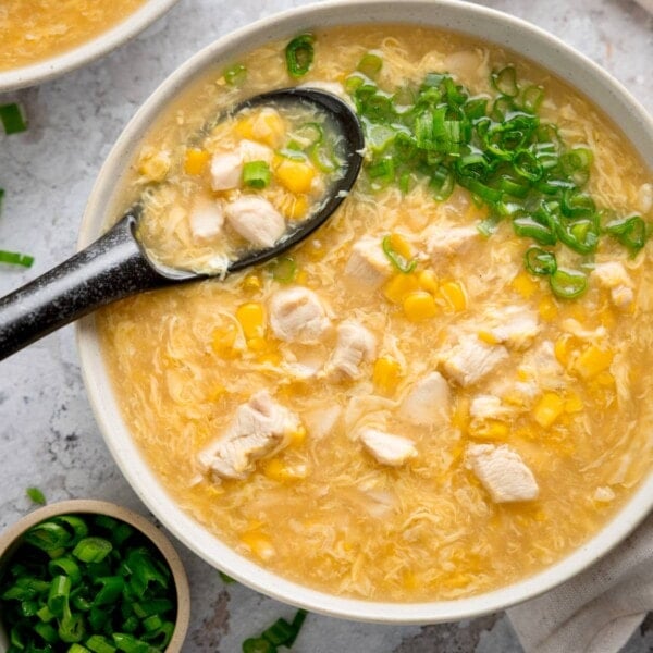 Chicken and Sweetcorn Soup - Nicky's Kitchen Sanctuary