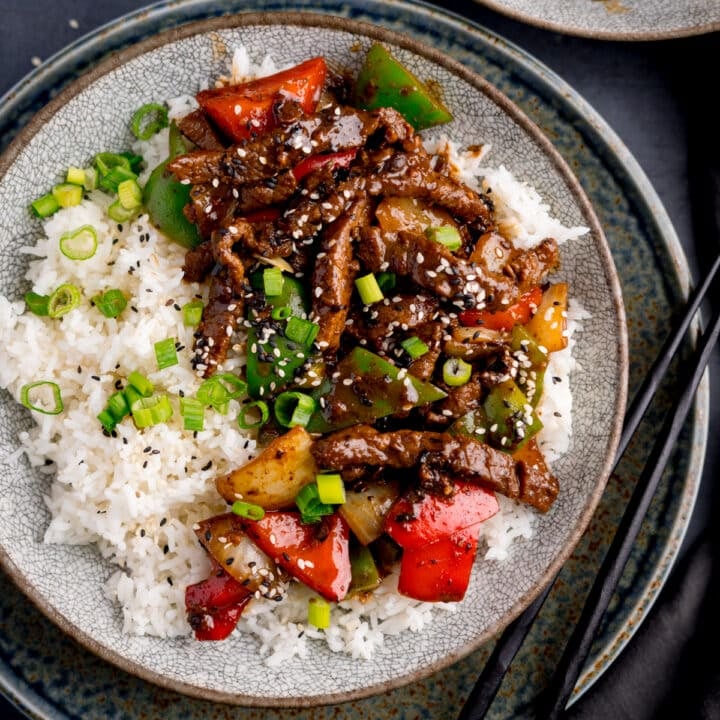 Beef in Black Bean Sauce - Nicky's Kitchen Sanctuary