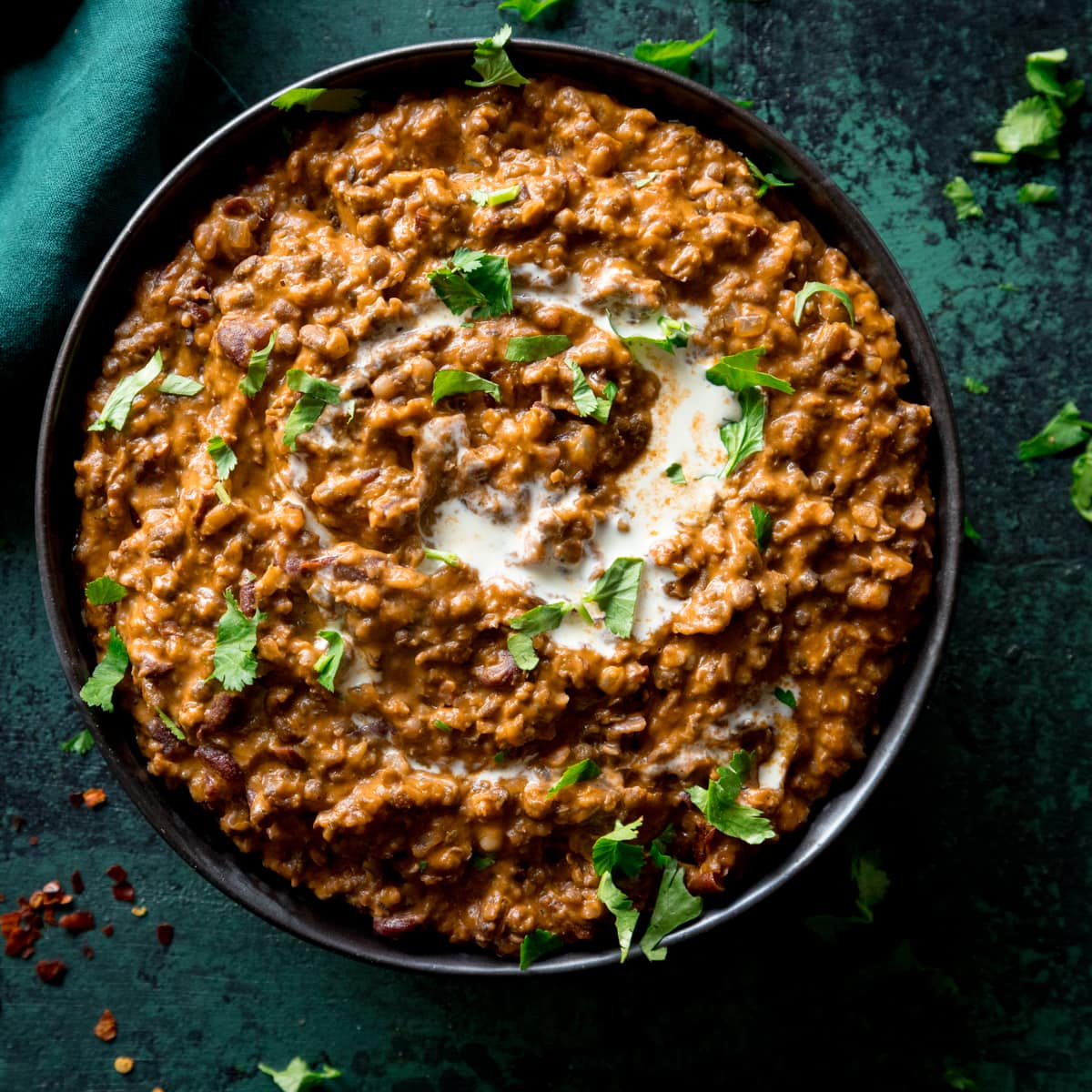 Black shop lentil curry