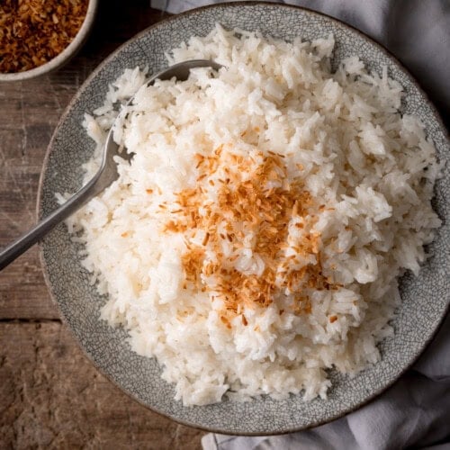 Coco Rice Method Coconut Rice Recipe - stovetop method - Nicky's Kitchen Sanctuary