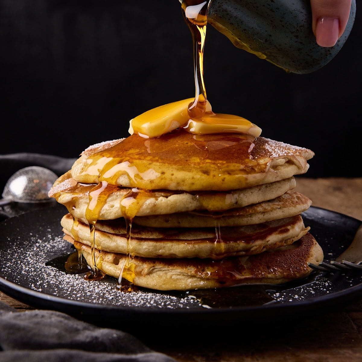 Fluffy Pancakes Recipe - Nicky's Kitchen Sanctuary