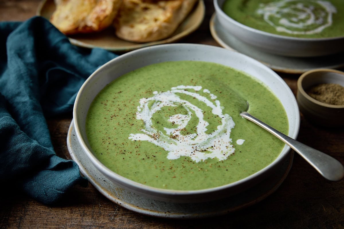 Broccoli Cheese Soup [Ready in 25 mins!] - Street Food Spectacle