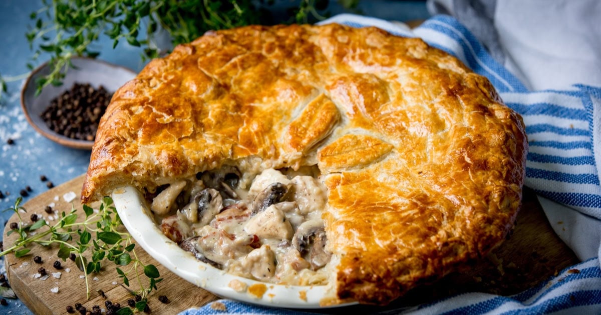 Chicken and Mushroom Pie