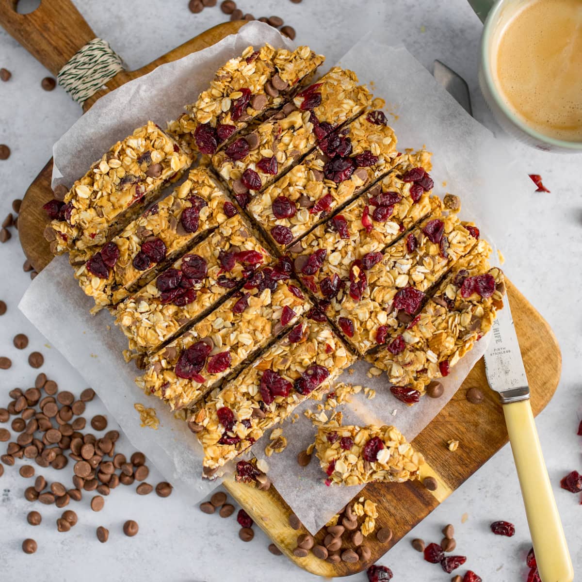 No Bake Peanut Butter Granola Bars Recipe