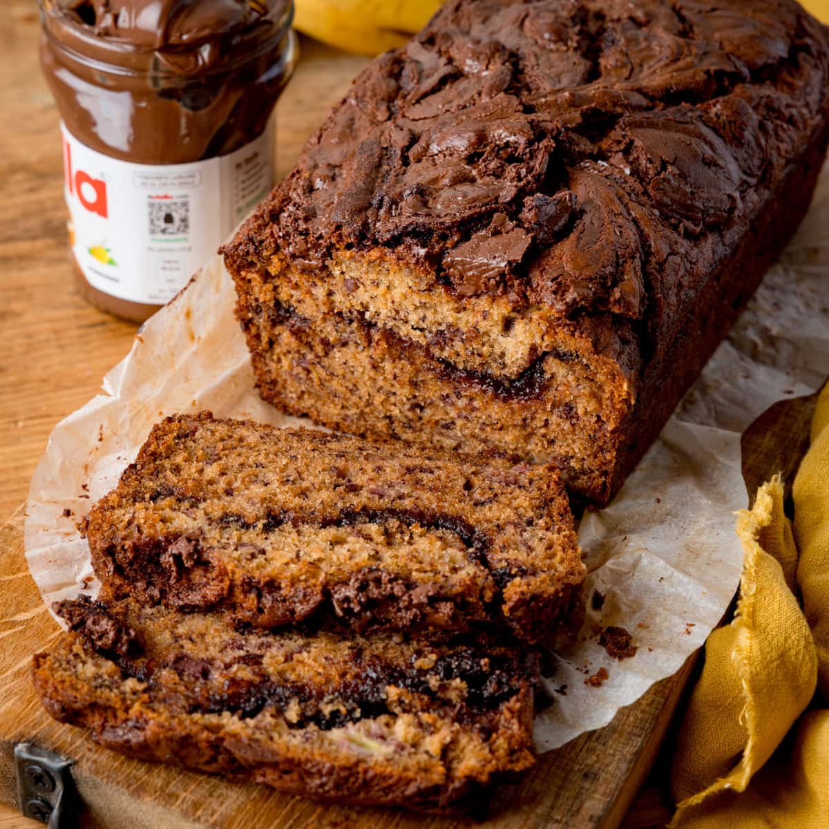 Nutella Banana Bread Recipe